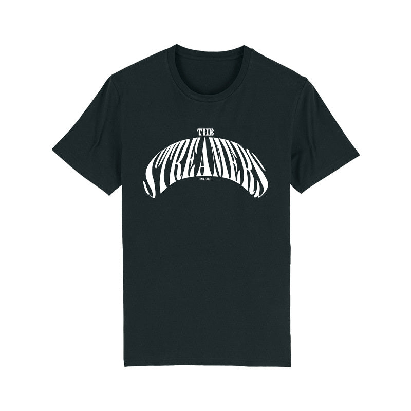 Streamers logo t-shirt zwart