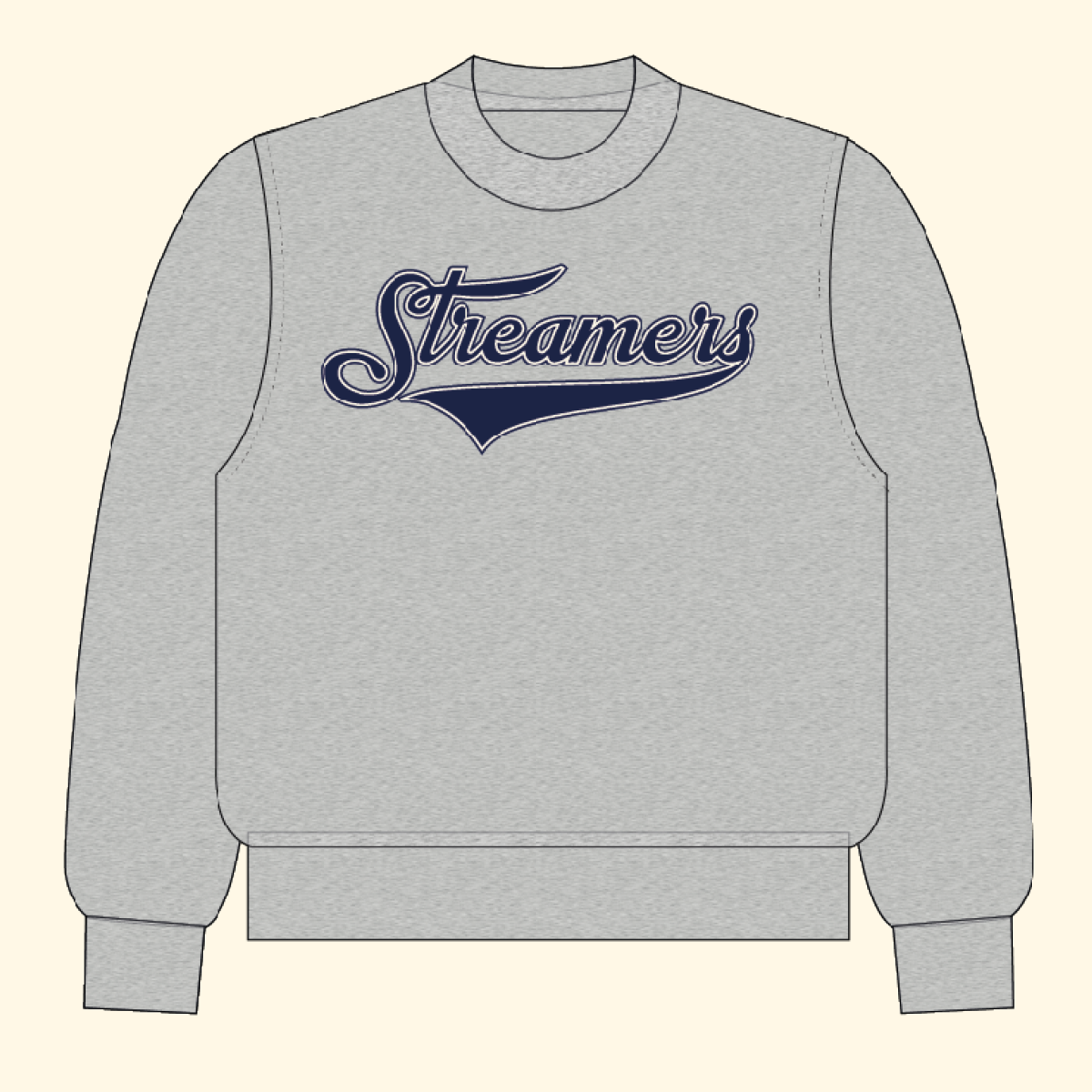 90’s CREWNECK HEATHER GREY