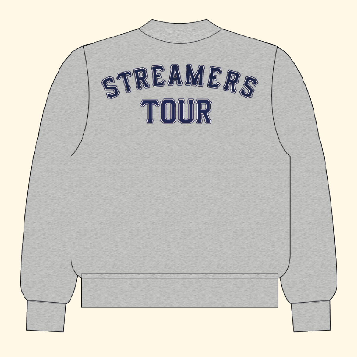 90’s CREWNECK HEATHER GREY