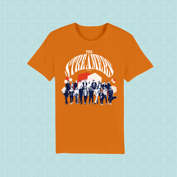 Streamers Band shirt Oranje