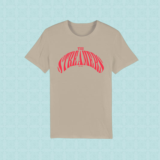 Streamers logo t-shirt beige